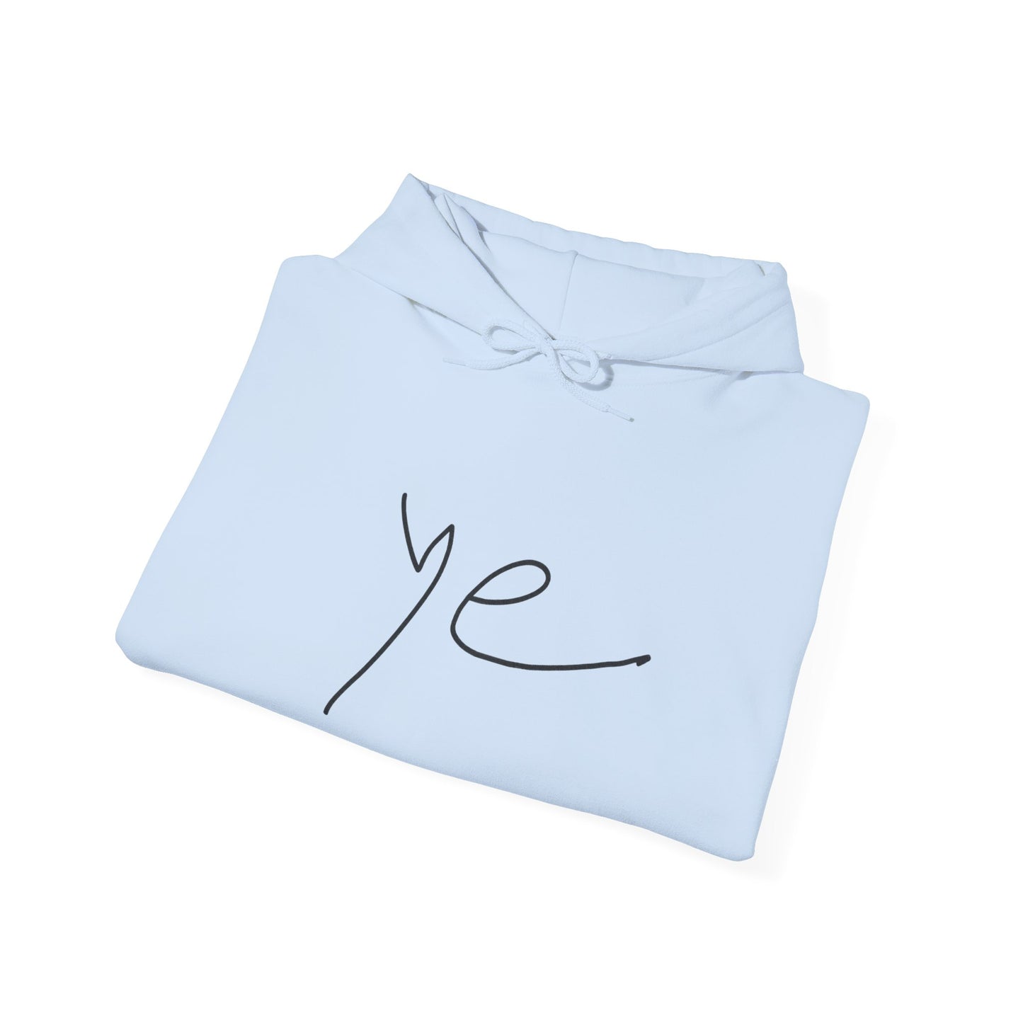 Ye 7BN Minimalist Unisex Hooded Sweatshirt, Casual Streetwear, Gift for Fans, Cozy Layering, Everyday Style, Unique Graphic Hoodie