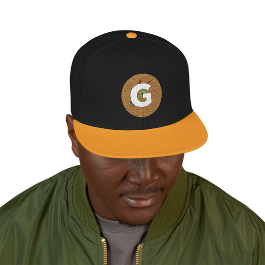 Custom Goat Embroidered Snapback Cap, Trendy Hat, Streetwear Accessory, Gift for Him, Casual Headwear, Sports Cap, Logo Hat
