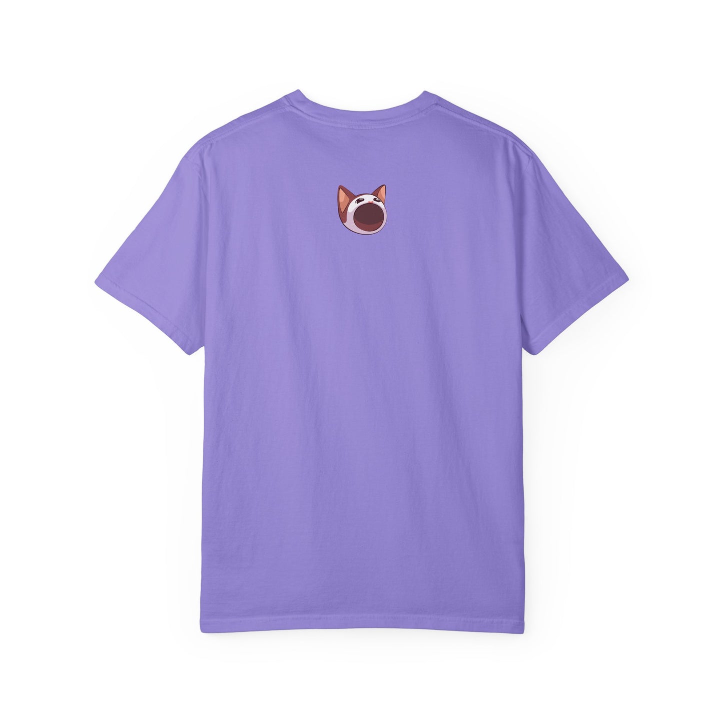 POPCAT Lover T-shirt, Cute Dog and Cat Design, Unisex Cotton Top, Perfect Gift for Animal Lovers, Ideal for Casual Wear or Home