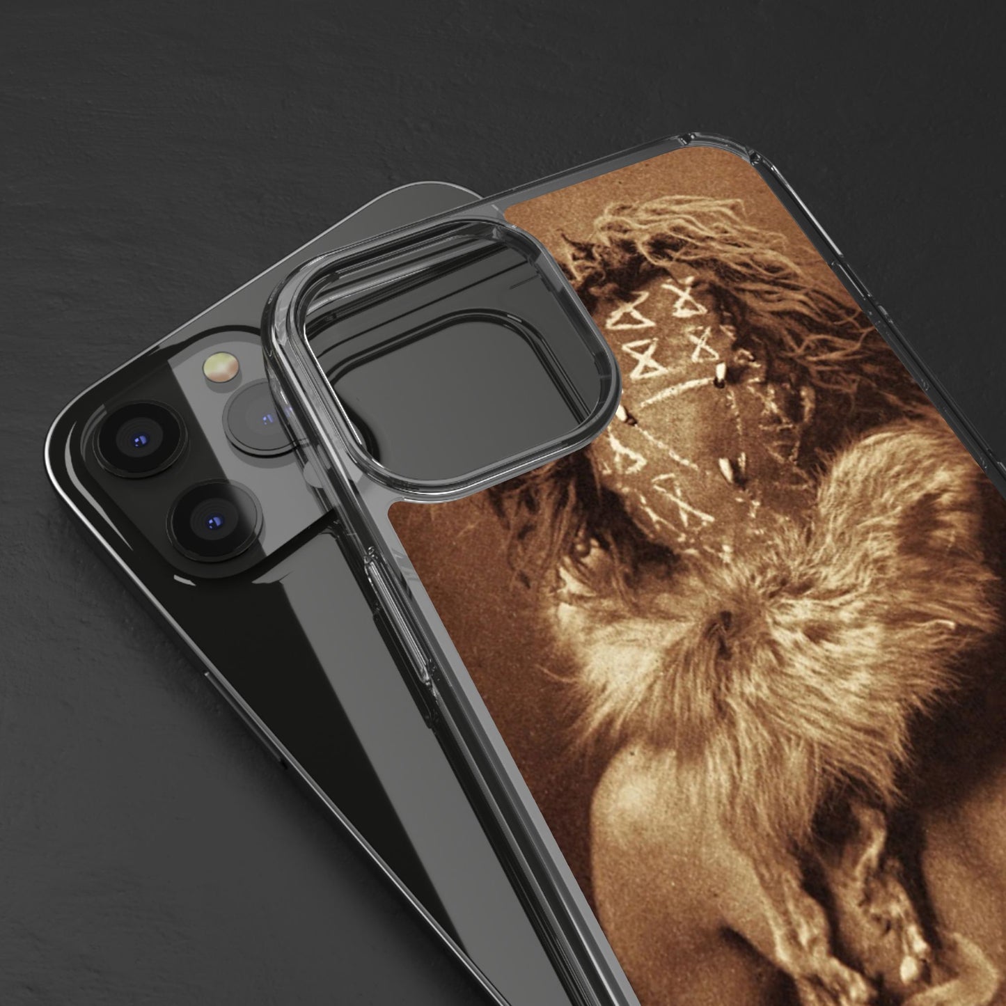 Yei Artistic Clear Phone Case for Unique Expression, Phone Accessories, Nature Lovers, Boho Style, Gift for Him/Her