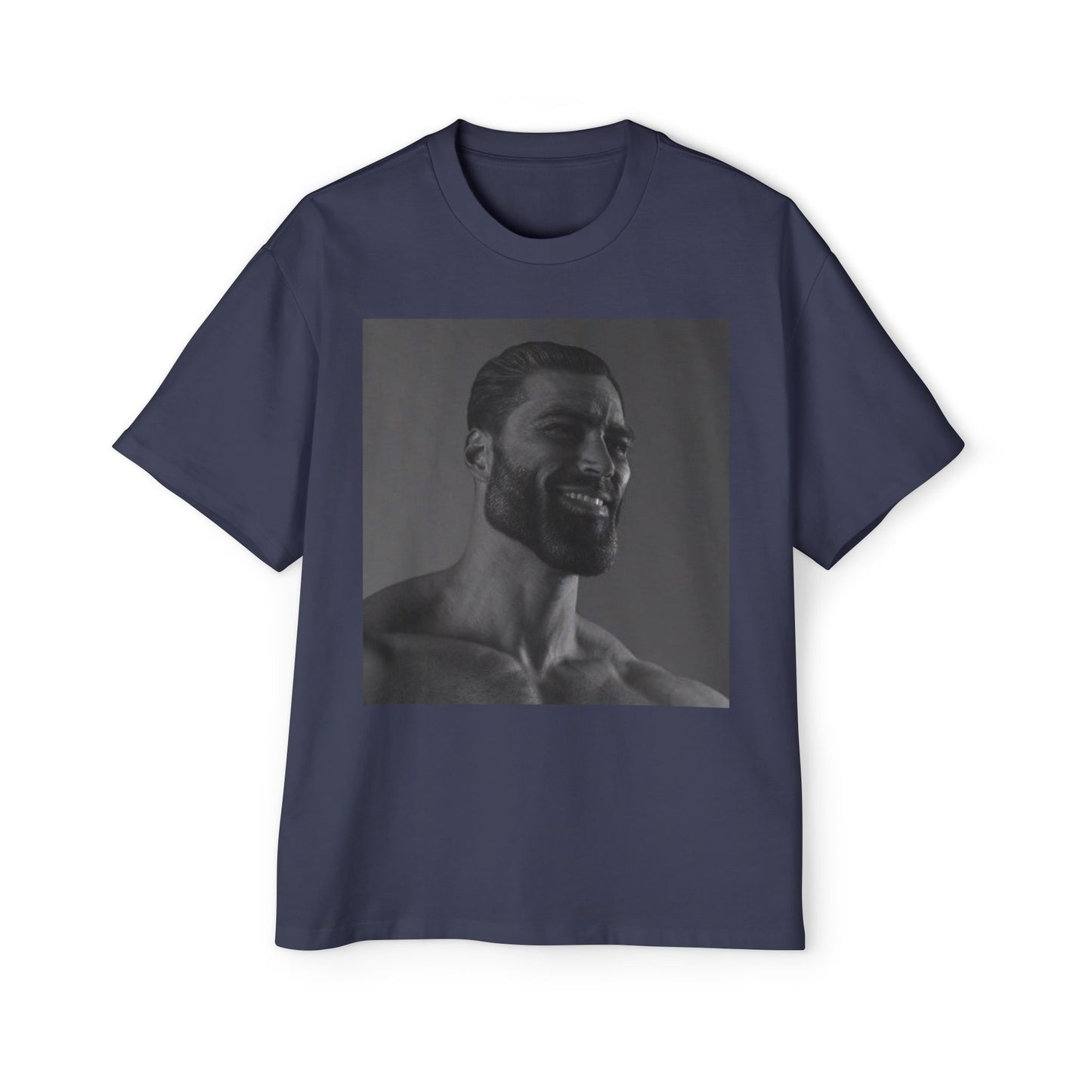 GIGA Men's Heavy Oversized Tee | Casual Streetwear Shirt, Graphic Tee, Gift for Him, Unisex Style, Trendy Apparel