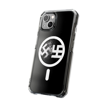 Swasticoin Magnetic Clear Phone Case, Stylish Protective Case for iPhones, Durable and Trendy Phone Cover, Perfect Gift for Tech Lovers, Modern Design